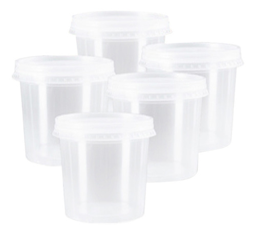 Pote Redondo Descartável Microondas Freezer 780ml C/25 Full