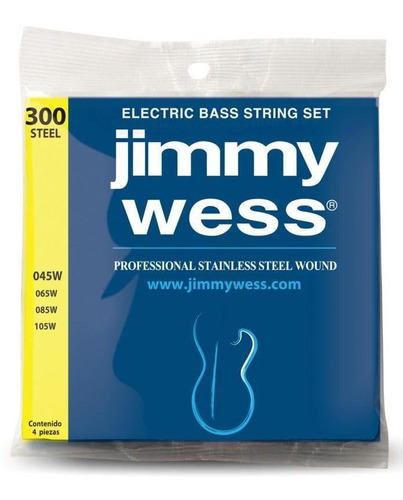 Jgo. De 4 Cuerdas Para Bajo Eléctrico Jimmy Wess Wab300