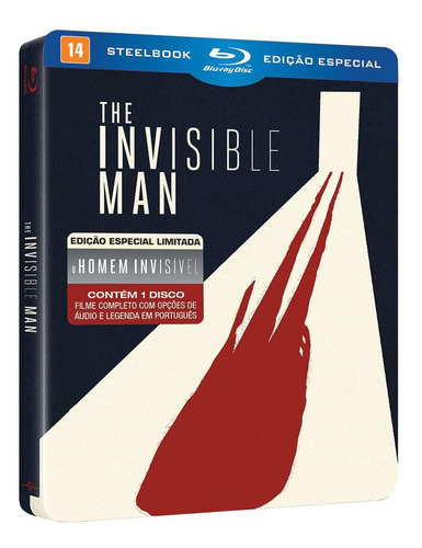 Blu-ray O Homem Invisivel - Edição Especial 2020 - Steelbook