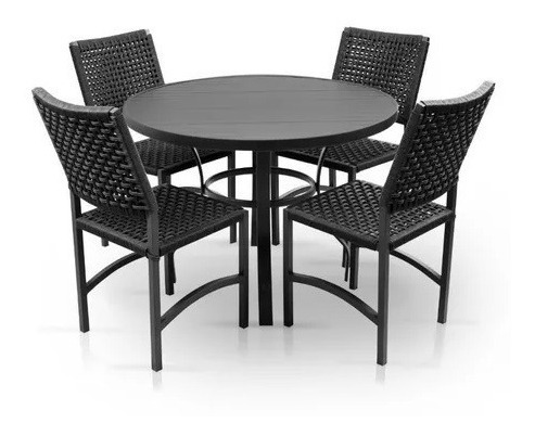 Mesa Tampo De 1.50cm Alumínio Jardim Piscina Churrasco Deck