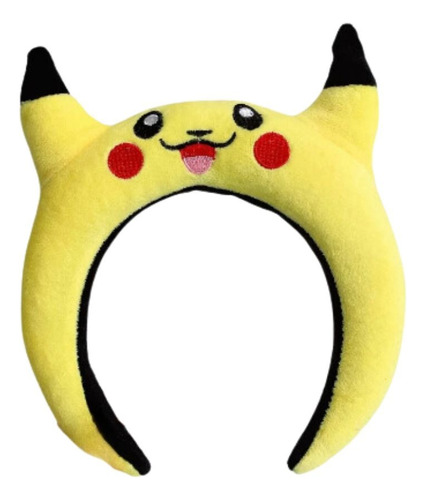 Banda Para El Cabello Diadema Para Lavado De Cara Pikachu