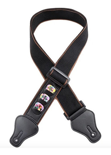 Strap Thali Para Guitarra Con Portaplumillas