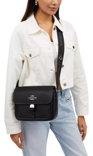 Cartera Crossbody Coach Pace Messenger Bag - Negra