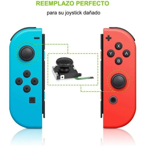 Imagen 3 de 9 de Kit De Reparación Joycon Repuesto Joystick Original 23 Pcs