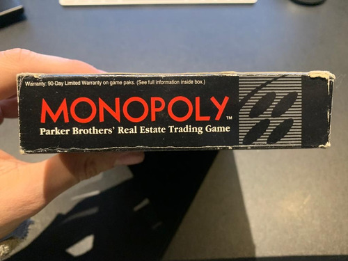 Monopoly Super Nintendo Snes Caja Sola #2 (Usado)