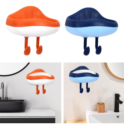 Jabonera Con Soporte De Pared, Forma De Caricatura, Bolsa,