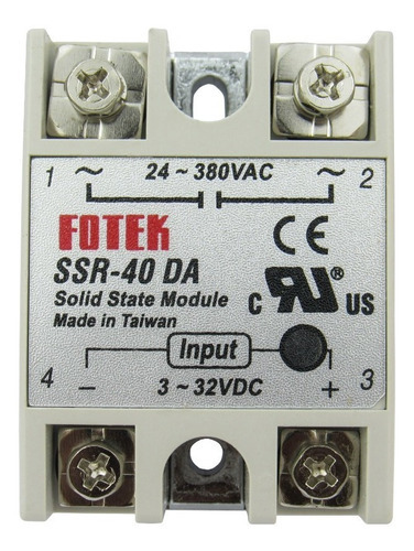 Relé de estado sólido Fotek 40a