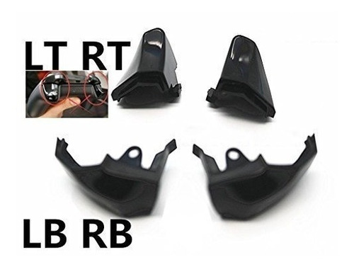 Gatillos Lb Rb Lt Rt Control Xbox One Negros Repuesto