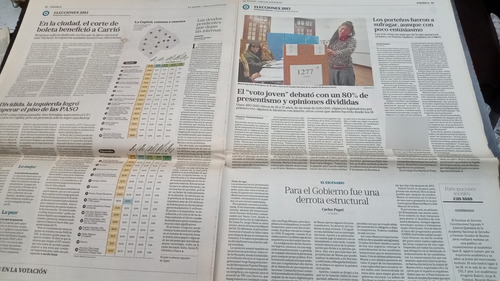 La Nación Triunfo Massa Elecciones Primarias 2013 12/8 (Usado)