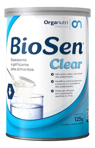 Espessante Alimentar Biosen Clear 125gr