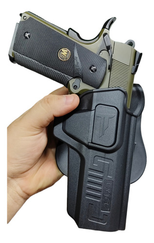 Holster Funda Tactica 1911 Colt Súper 38 45 Militar Airsoft 