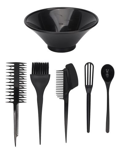 Kit De Brochas Para Colorear El Cabello, 6 Piezas, Tinte Pro