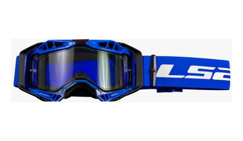 Antiparra Ls2 Aura Goggle Blackblue With Clear Visor Rpmotos