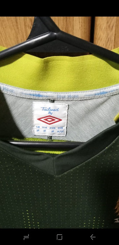 Camiseta Del Manchester City Se Le Salio El Sponsor Nada Mas (Usado)