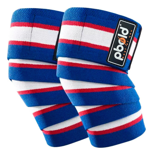 Vendas Para Rodilla Pbold Rodilleras Entrenamiento Pesas Gym Color Navy