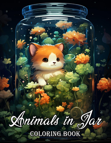 Libro: Animals In Jar Coloring Book: More Than 50 Cute, Lovi