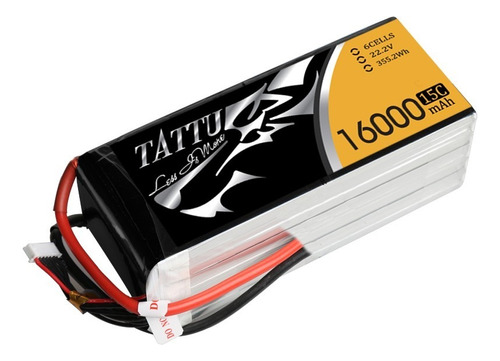 Batería Lipo Tattu 16000mha 15c - 6cells 22,2 V - Sin Uso