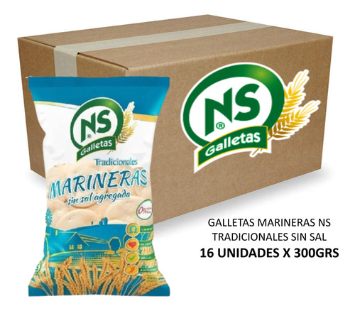 Caja Galletas Marineras Ns Sin Sal - Mercado Galletitas