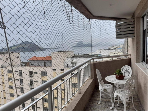 Imagem 5 de 17 de Vista Mar. Cobertura Com 4 Quartos Por R$ 2.500.000 - Icaraí /rj - Co3130