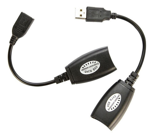 Extensão Usb Via Cabo De Rede Lan - 45m