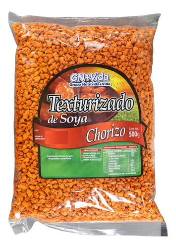 Soya Texturizada Sabor Chorizo Desgrasada 500 G Gn