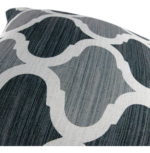 Set 4 Cojines Decorativos 45 Cm Relleno Cierre Sala Cama Gris Oxford Diferentes Diseños
