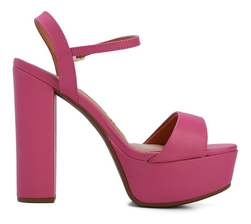Imagen 2 de 6 de Sandalia Mujer Plataforma Vizzano Fucsia