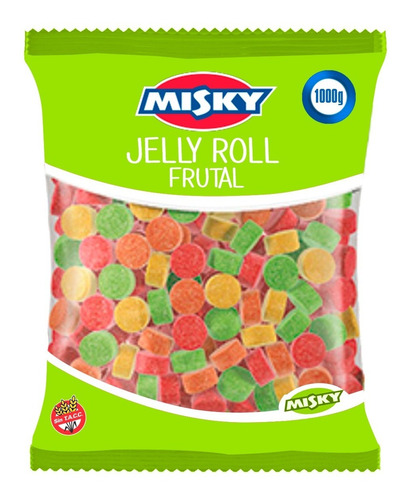 Gomitas Jelly Roll Frutal 1 Kg - Ciudad Cotillón