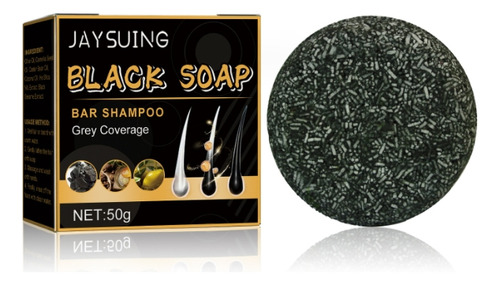 3 Peças Sabão Em Barra De Shampoo Escurecedora