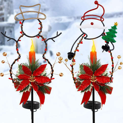 Solar De Navidad Yard Decoraciones, Al Aire Libre Led S...