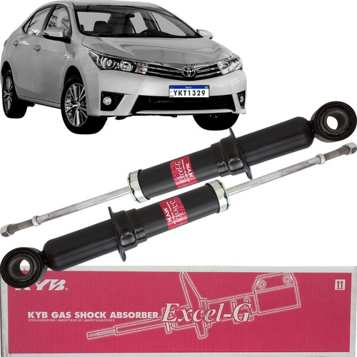 Par Amortecedor Traseiro Kyb Corolla E New Corolla 2009/2019