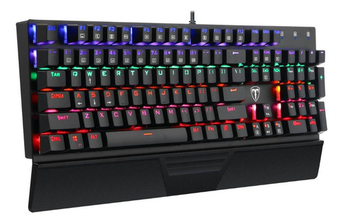 Teclado Full Mecánico T-dagger Destroyer Oetemu Blue