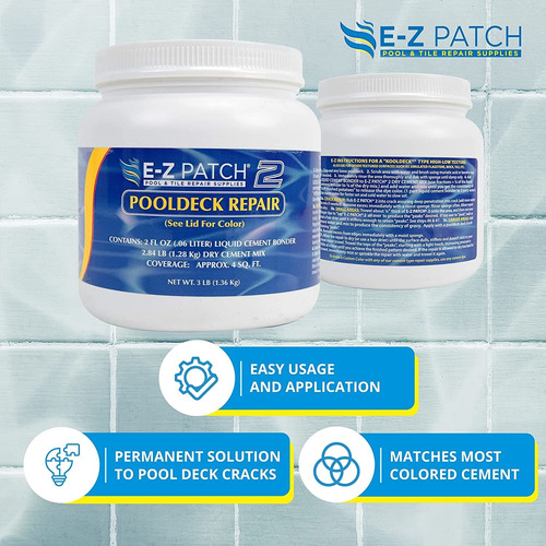 E-z Patch 2 - Parche De Reparación Para Cubierta De Piscina