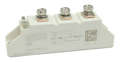 Modulo 2 Scrs 1600v 160a Skkt 106/16e