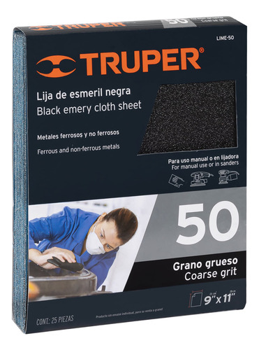 Lija De Esmeril, Grano 50 Truper