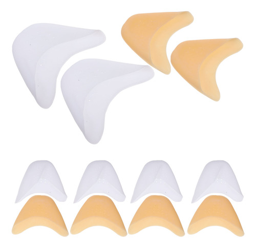 6 Pares De Protectores De Puntera De Silicona Reutilizables