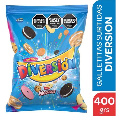 Galletitas Surtidas Más Macucas Arcor Diversion 400g