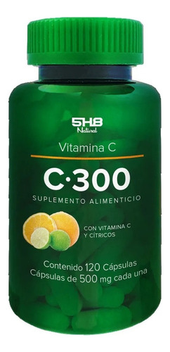Vitamina C Cítricos 120 Cápsulas 500 Mg C/u Natural 5h8 Sfn Sabor Sin Sabor