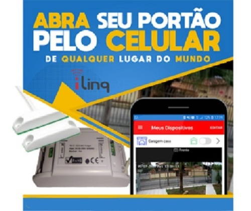 Alarme Portão Aberto No Aplicativo Mod Wifi Sem Mensalidade