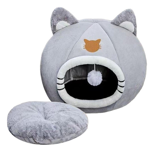 . Cama Semicerrada Para Perros Y Gatos, Cama Para Gatos De L
