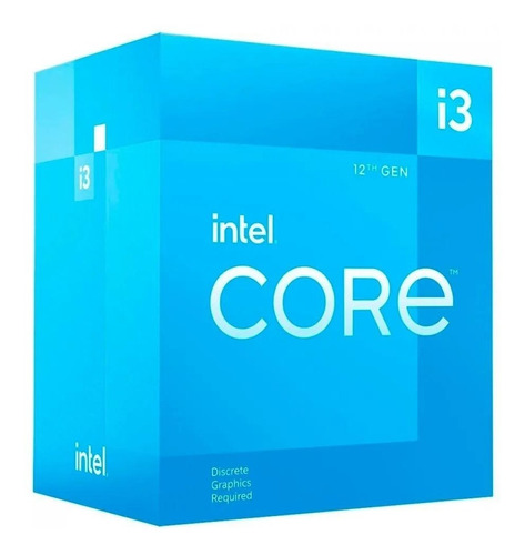 Procesador cpu intel Core I3 12100f 3.3ghz 4 Cores