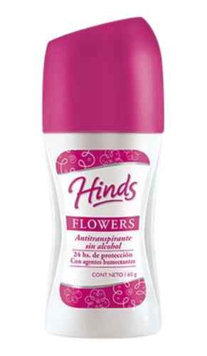 Hinds Flowers Antitranspirante, 60 Gr Crema Fragancia Floral