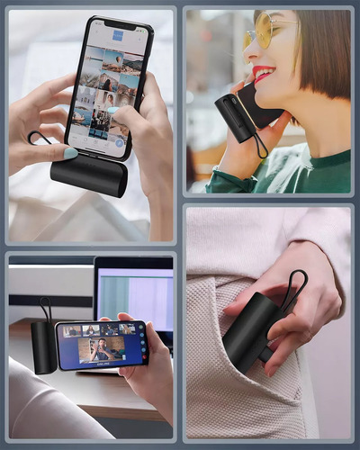 Cargador Portátil De Bolsillo 18000 Mah Para Android, Iphone Blanco