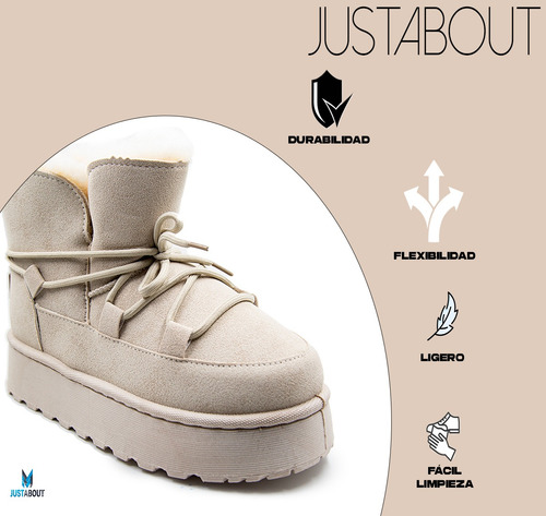 Botas Termicas Casual Forro Termico Pantubotas Invierno