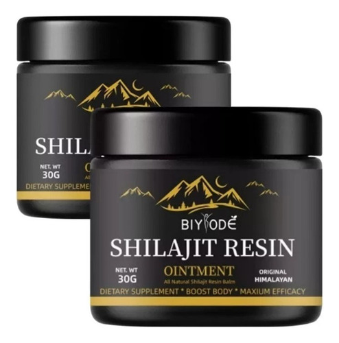 Resina De Shilajit Natural Pura Orgánica Del Himalaya 60ml