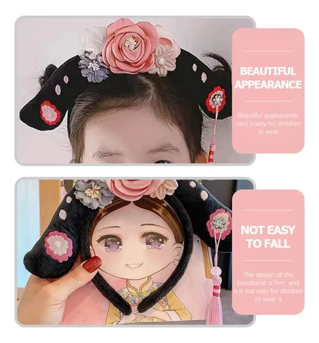 Princesa China Traje Cosplay Diadema China Dinastía Qi...