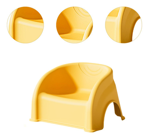 Silla Para Niños Taburete Para Niños Multiusos Amarillo