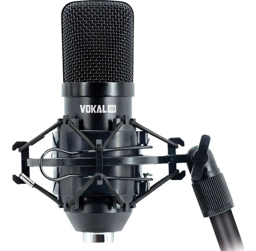 Microfone Condensador Vokal P/ Gravacao Sv80x Xlr Podcast