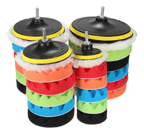 Kit De Almohadillas De Pulido Con Esponja, Juego De 8 Piezas
