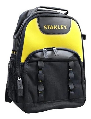 Mochila Porta Herramientas Stst515155 Stanley  Reforzada Varios Compartimientos Para Pinzas Desarmador Taladro Esmeril